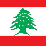 Flagge des Libanon