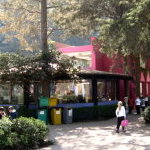 Frontalansicht des Bibliotheksgebäudes